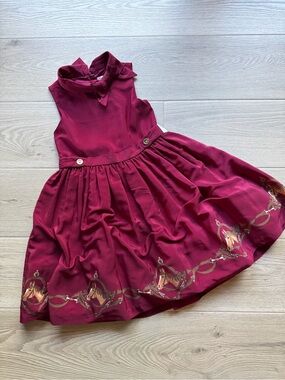 Janie & Jack Autumn Equestrian Dress